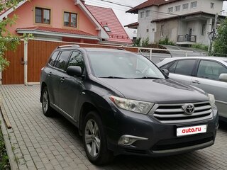 2011 Toyota Highlander II (XU40) Рестайлинг, серый, 1620000 рублей, вид 2