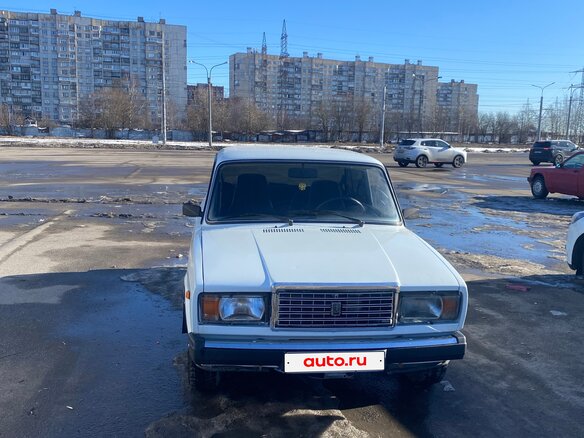 2007 Lada (ВАЗ) 2107, белый, 100000 рублей - вид 9