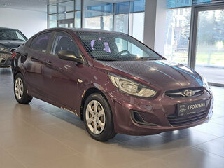 2011 Hyundai Solaris I, фиолетовый, 375000 рублей, вид 3