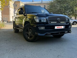 2003 Toyota Land Cruiser 100 Series Рестайлинг 1, чёрный, 1800000 рублей, вид 1