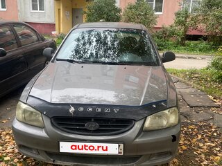 2003 Hyundai Accent ТагАЗ II, серый, 150000 рублей, вид 1