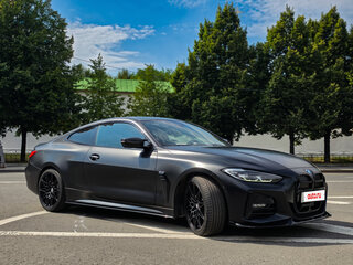2021 BMW 4 серии 430i G22, G23, G26, чёрный, 4899999 рублей, вид 4