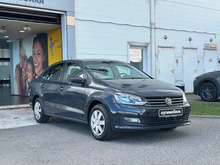 2018 Volkswagen Polo V Рестайлинг, серый, 515000 рублей, вид 3