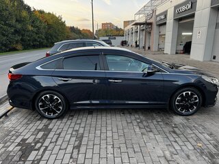 2018 Hyundai Sonata VII (LF) Рестайлинг, синий, 1599000 рублей, вид 4