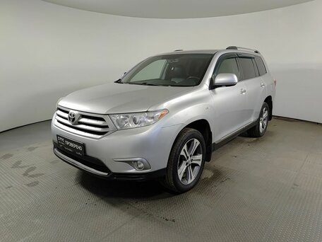 2010 Toyota Highlander II (XU40) Рестайлинг, серебристый, 1820000 рублей, вид 1