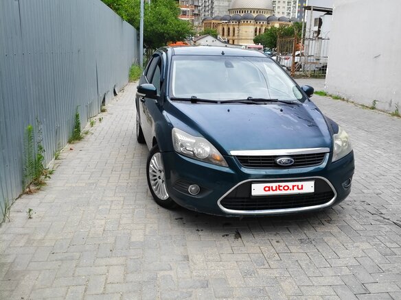 2008 Ford Focus II Рестайлинг, зелёный - вид 1
