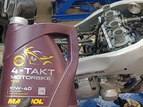 1996 Yamaha YZF600R Thundercat, синий, 350000 рублей - вид 15