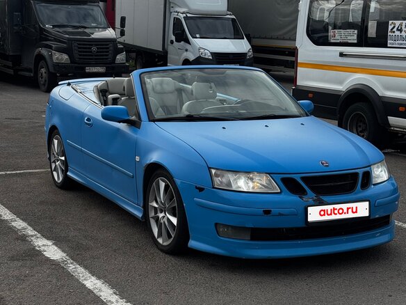 2007 Saab 9-3 II, голубой, 980000 рублей - вид 3