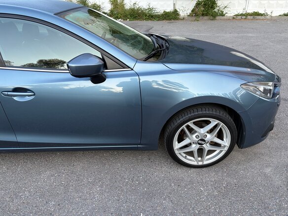 2013 Mazda 3 III (BM), голубой, 1470000 рублей - вид 3