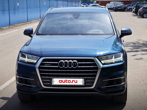 2018 Audi Q7 II (4M), синий - вид 1