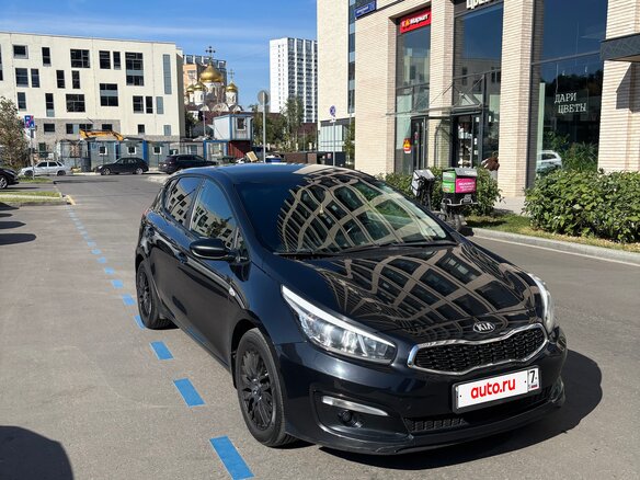 2016 Kia Ceed II Рестайлинг, чёрный, 1300000 рублей - вид 2