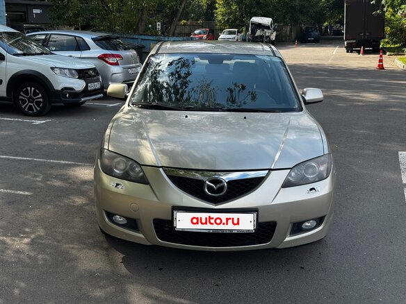 2007 Mazda 3 I (BK) Рестайлинг, золотистый - вид 1