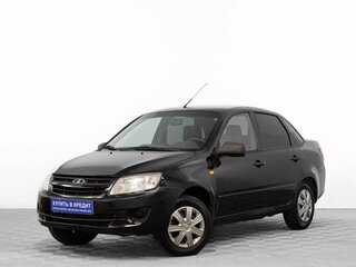 2017 Lada (ВАЗ) Granta I, чёрный, 399000 рублей, вид 3