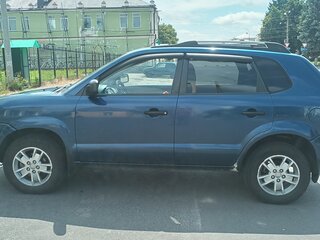 2005 Hyundai Tucson I, синий, 485000 рублей, вид 4