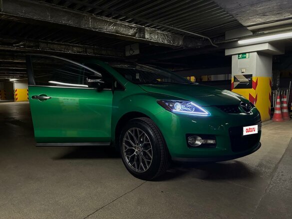 2008 Mazda CX-7 I, красный, 720000 рублей