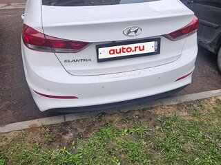 2016 Hyundai Elantra VI (AD), белый, 1450000 рублей, вид 2