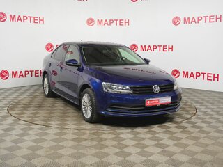 2015 Volkswagen Jetta VI Рестайлинг, синий, 1280000 рублей, вид 3