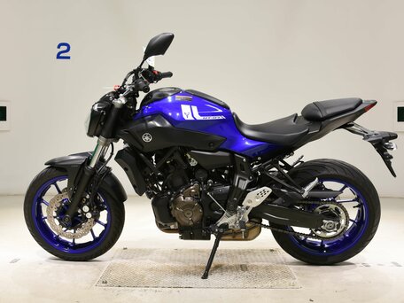 2017 Yamaha MT-07 (FZ-07), синий, 720000 рублей, вид 5