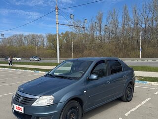 2011 Renault Logan I Рестайлинг, синий, 450000 рублей, вид 1