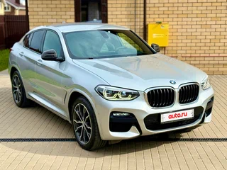 2020 BMW X4 30d II (G02), серебристый, 5130000 рублей, вид 4