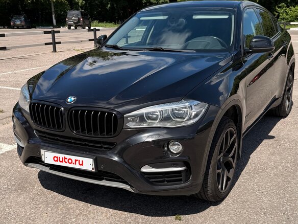 2016 BMW X6 30d II (F16), чёрный, 3600000 рублей
