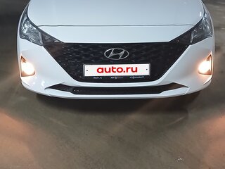 2021 Hyundai Solaris II Рестайлинг, белый, 1325000 рублей, вид 1