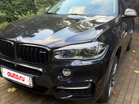 2019 BMW X6 M50d II (F16), синий, 4280000 рублей, вид 2