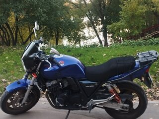 1996 Honda CB 400 Super Four, синий, 200000 рублей, вид 1