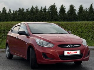 2011 Hyundai Solaris I, красный, 590000 рублей, вид 2