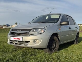2013 Lada (ВАЗ) Granta I, серебристый, 300000 рублей, вид 1