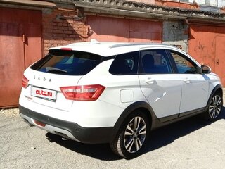2018 Lada (ВАЗ) Vesta SW Cross I, белый, 870000 рублей, вид 3