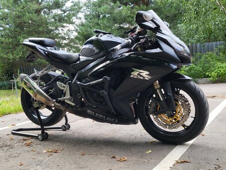 2008 Suzuki GSX-R 600, чёрный, 710000 рублей, вид 5