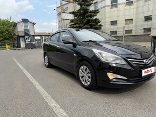 2014 Hyundai Solaris I Рестайлинг, чёрный, 750000 рублей, вид 5