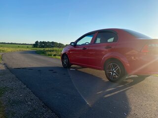 2007 Chevrolet Aveo I Рестайлинг, красный, 490000 рублей, вид 5