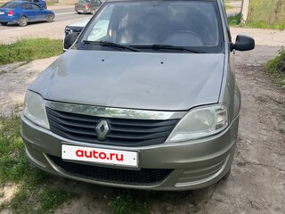 2011 Renault Logan I Рестайлинг, бежевый, 350000 рублей, вид 2