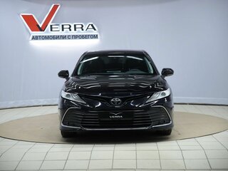 2021 Toyota Camry VIII (XV70) Рестайлинг, чёрный, 2970000 рублей, вид 2