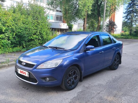 2009 Ford Focus II Рестайлинг, синий, 530000 рублей