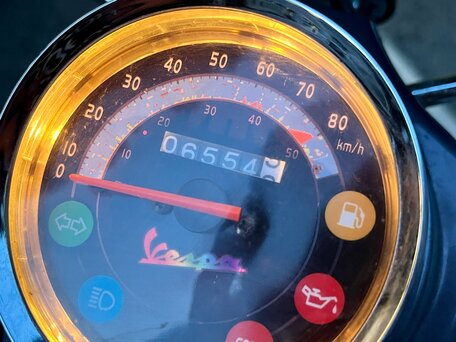 2002 Vespa LXV 125, фиолетовый, 264000 рублей, вид 5