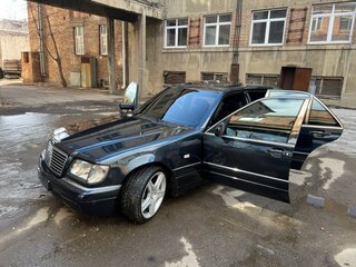 1996 Mercedes-Benz S-Класс 320 III (W140) Рестайлинг, синий, 1200000 рублей, вид 3