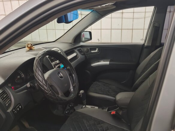 2006 Kia Sportage II, серебристый, 730000 рублей - вид 7