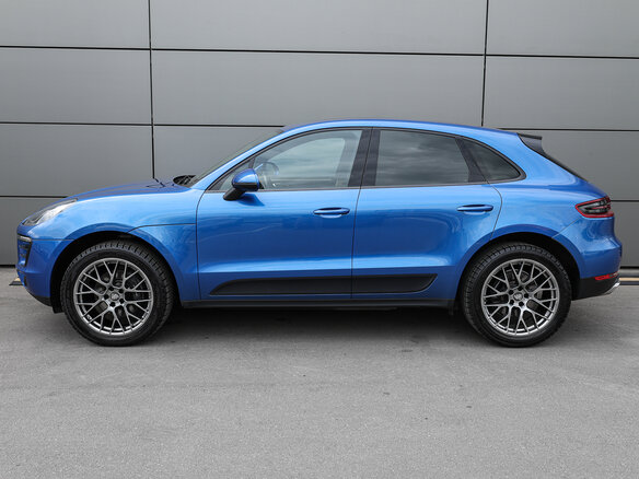 2018 Porsche Macan I Рестайлинг, голубой - вид 8