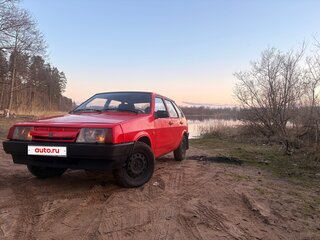 1989 Lada (ВАЗ) 2109, красный, 100000 рублей, вид 2