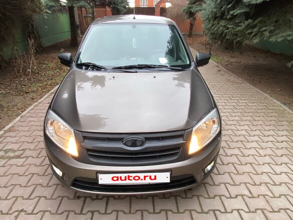2016 Lada (ВАЗ) Granta I, серебристый, 575000 рублей - вид 1
