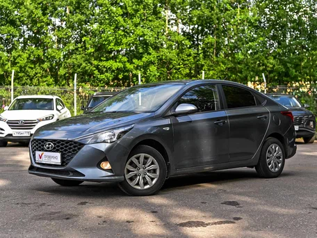 2020 Hyundai Solaris II Рестайлинг, серый, 1295000 рублей, вид 1