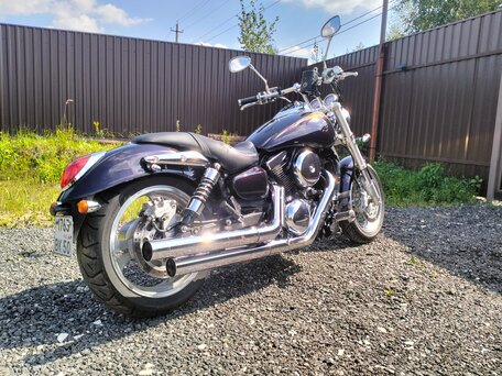 2003 Kawasaki VN1500 Vulcan, фиолетовый, 750000 рублей, вид 5