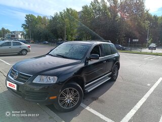 2004 Volkswagen Touareg I, чёрный, 850000 рублей, вид 1