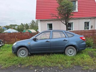 2014 Lada (ВАЗ) Granta I, синий, 350000 рублей, вид 2