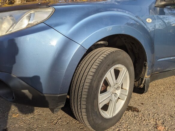 2008 Subaru Forester III, синий, 750000 рублей - вид 9