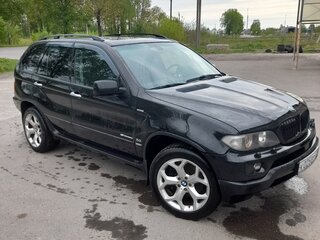 2003 BMW X5 3.0i I (E53) Рестайлинг, чёрный, 1050000 рублей, вид 2