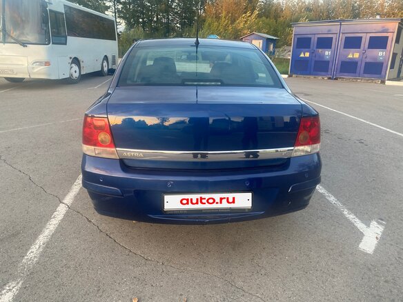 2008 Opel Astra H Рестайлинг, синий, 370000 рублей - вид 7